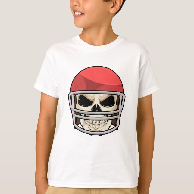 Camiseta Capacete Skull Futebol (Frente)