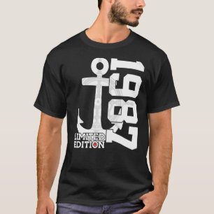 Camiseta Capacidade de 35 anos 1987 Sailor 35º aniversário