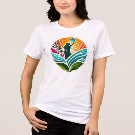 Camiseta Capacitação da Humanidade no Pescoço V