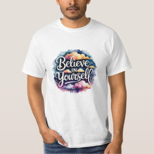 Camiseta Capacitação e Gráficos Motivacionais Positivos