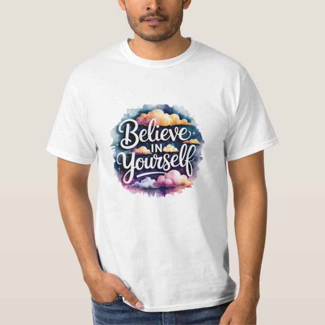 Camiseta Capacitação e Gráficos Motivacionais Positivos (Frente)