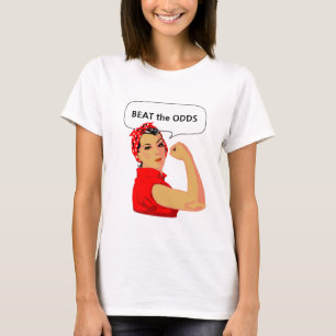 Camiseta Capacitação Feminina & Supere os Obstáculos Texto