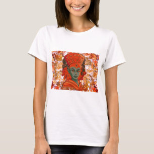Camiseta Capacitar a Deusa Arte Espiritual Força Feminina