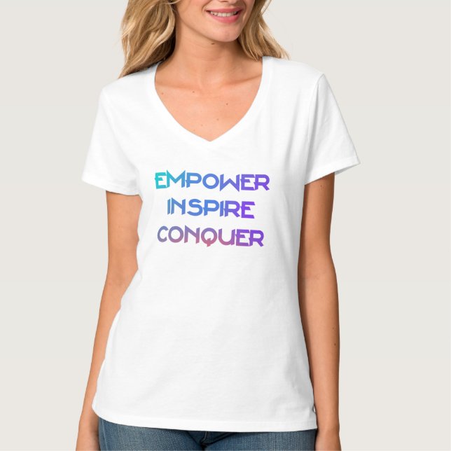 Camiseta Capacitar Inspirar Conquistar (Frente)