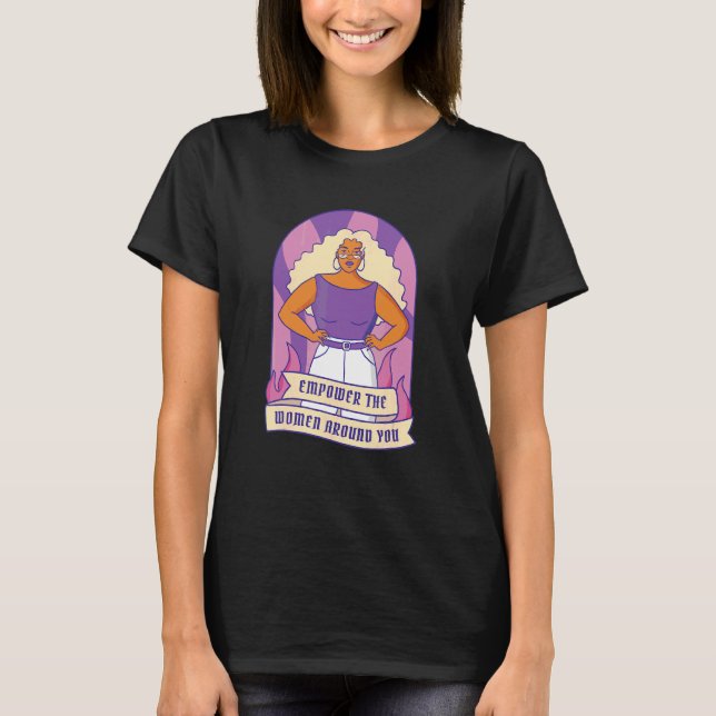 Camiseta Capacite As Mulheres À Sua Volta (Frente)