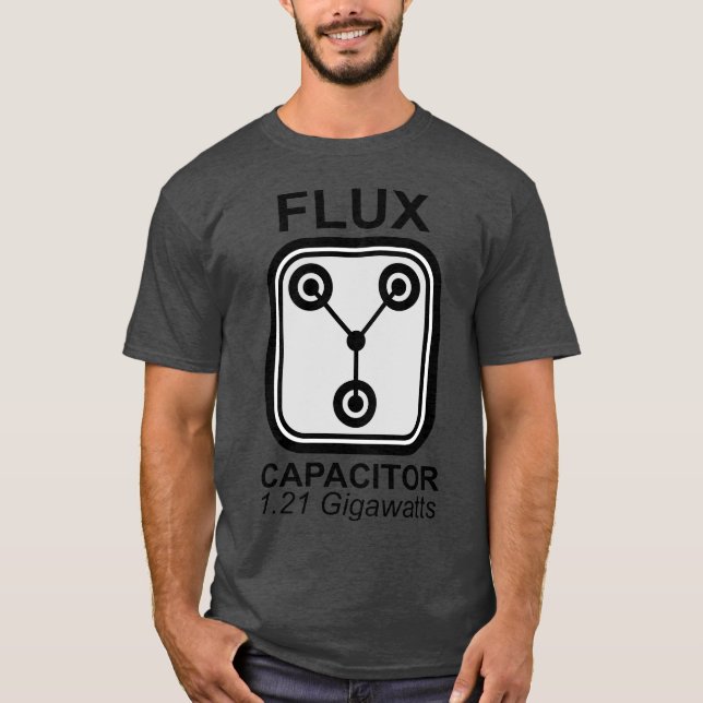 Camiseta Capacitor FLUX 1,21 Gigawatts (Frente)