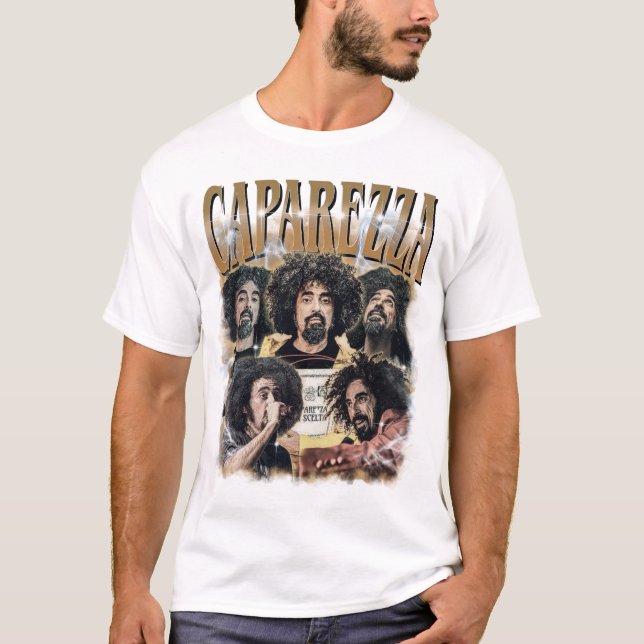 Camiseta Caparezza - Italian rapper (Frente)