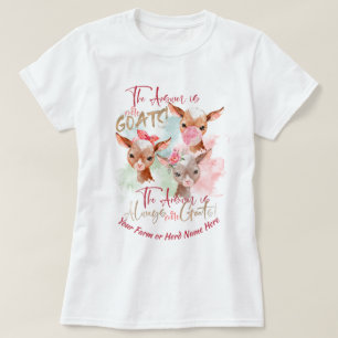 Camiseta CAPAS A resposta é MAIS Caprinos