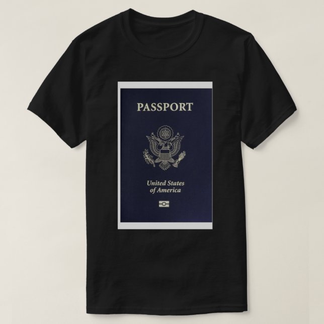Camiseta Capas de iphone de passaporte dos EUA (Frente do Design)