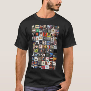Camiseta Capas de Vinil dos Anos 80 - Música dos Anos 1980