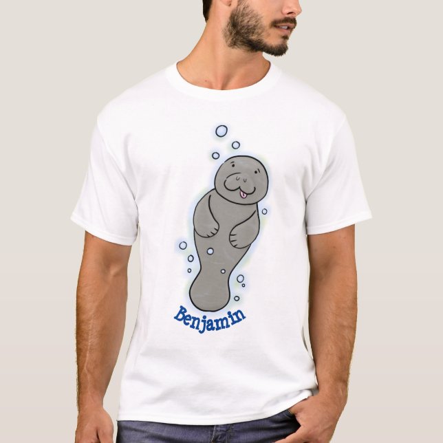 Camiseta Capateiro bonito com ilustração de bolhas (Frente)