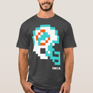 Camiseta Capato de Capacete de Golfinhos Tecmo Bowl