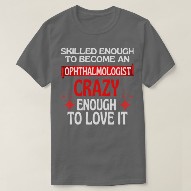 Camiseta Capaz De Se Tornar Oftalmologista (Frente do Design)