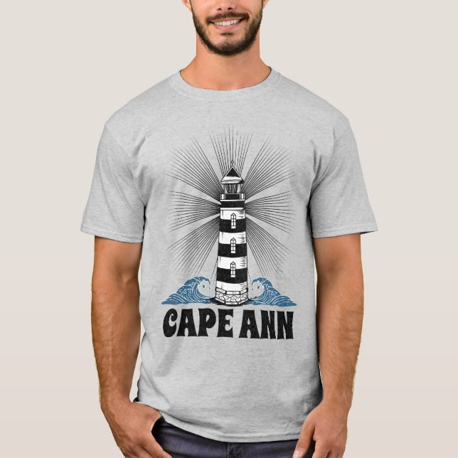 Camiseta Cape Ann Lighthouse New England (Frente)