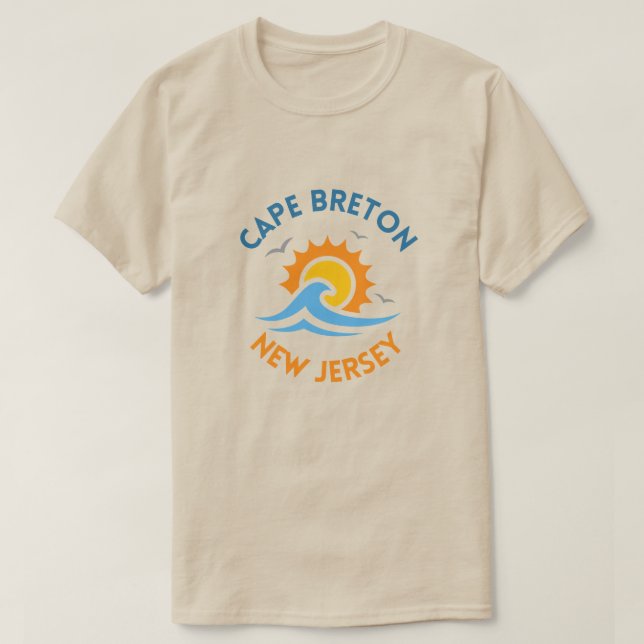 Camiseta Cape Breton Sunny Waves Tee (Frente do Design)
