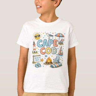 Camiseta Cape Cod Kids Preppy Doodle Tee