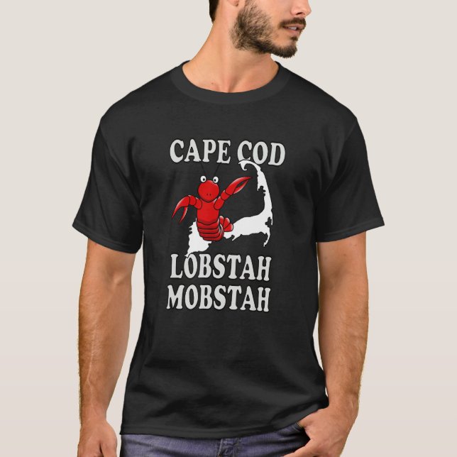 Camiseta Cape Cod Massachusetts Funny LOBSTER (Frente)