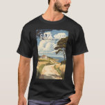 Camiseta Cape Cod Massachusetts Viagem Art Vintage<br><div class="desc">Cabo Cod retro vetor viagem em estilo emblem. É o lugar de vilas em declínio,  barrancos de frutos do mar,  faróis,  lagoas e praias de baía e oceano.</div>