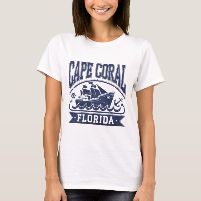 Camiseta Cape Coral Flórida (Frente)
