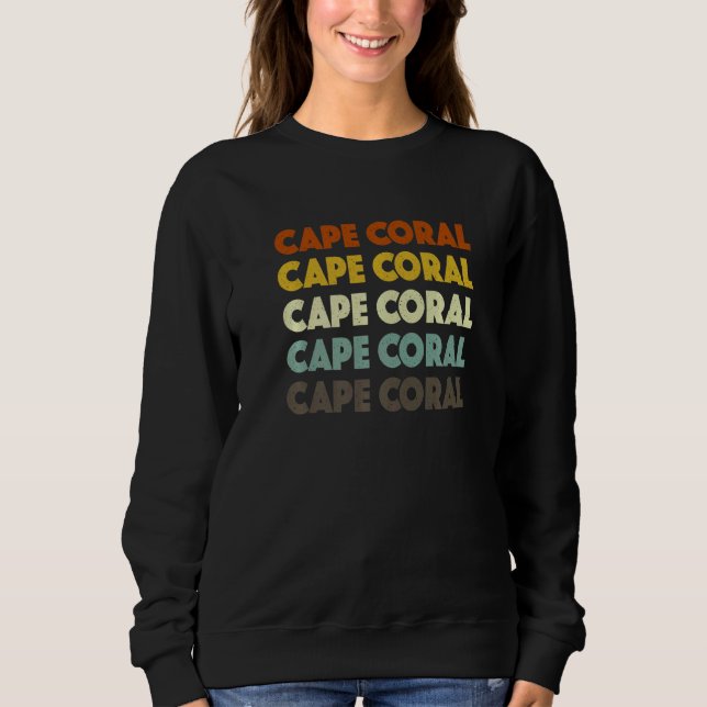 Camiseta Cape Coral Florida American Fl Usa Hometown Reside (Frente)