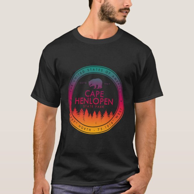 Camiseta Cape Henlopen State Park Delaware Gifts De (Frente)