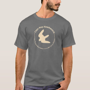 Camiseta Cape May Hawkwatch - logotipo na frente