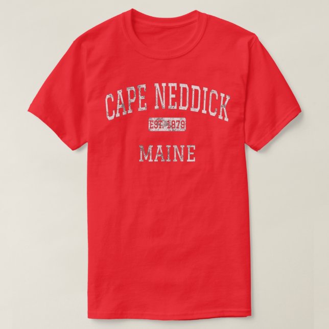 Camiseta Cape Neddick Maine ME Vintage (Frente do Design)