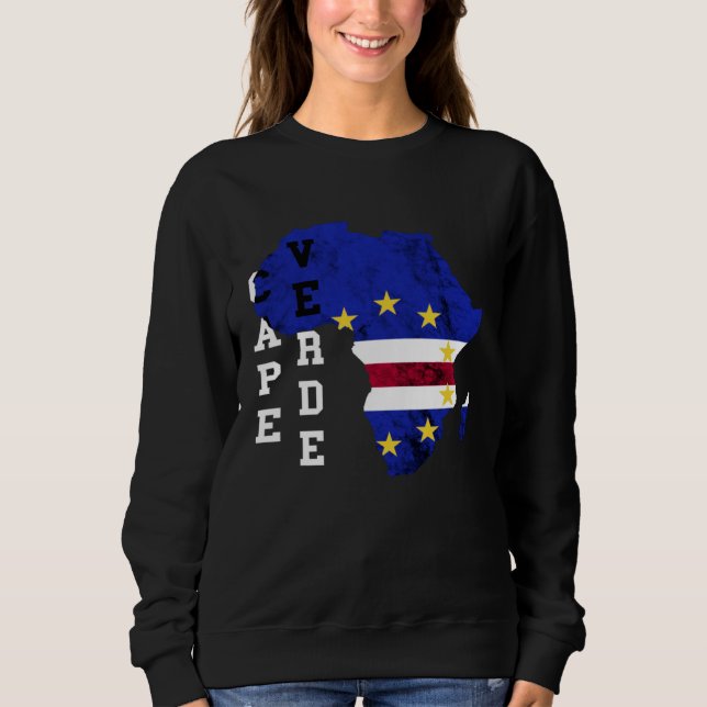 Camiseta Cape Verde Map Cape Verdian Roots Archipelago Isla (Frente)