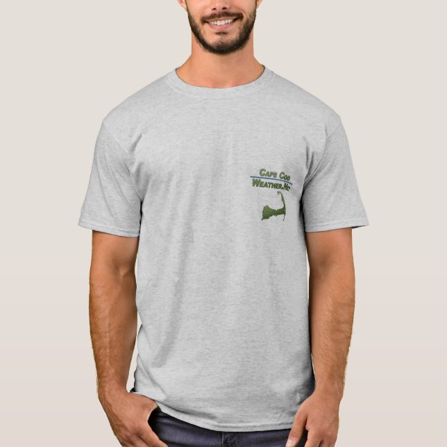 Camiseta CapeCodWeather.Net básico (Frente)