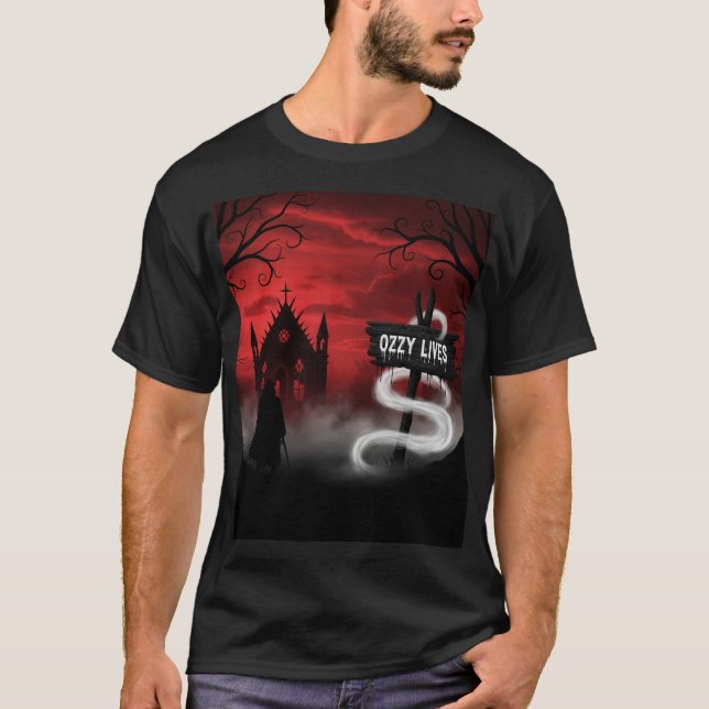 Camiseta Capela Sombria: Ozzy Vive (Frente)
