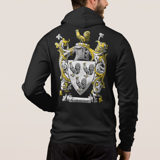 Camiseta Capenhurst Casaco de Braços Hoodie (Verso)
