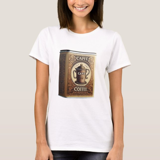 Camiseta Capfe Coffee Co., Antigo Café Movido (Frente)