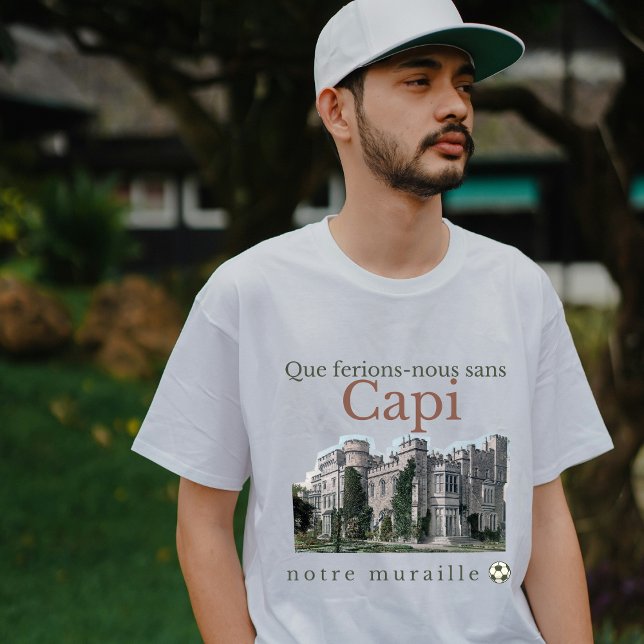 Camiseta Capi Capitão Marrocos Futebol (Criador carregado)