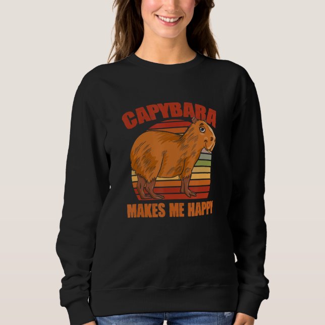 Camiseta Capibara Willife Animal Funny Capybara Me Faz (Frente)