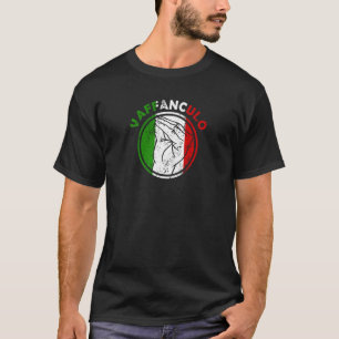 Camiseta Capisci Vaffanculo - Gesto de Bandeira Italiano