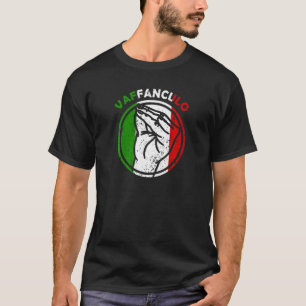 Camiseta Capisci Vaffanculo - Gesto de Bandeira Italiano