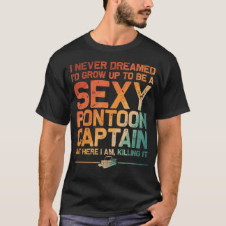Camiseta Capitã de Pontão Sexy Engraçada Design Capitã de B
