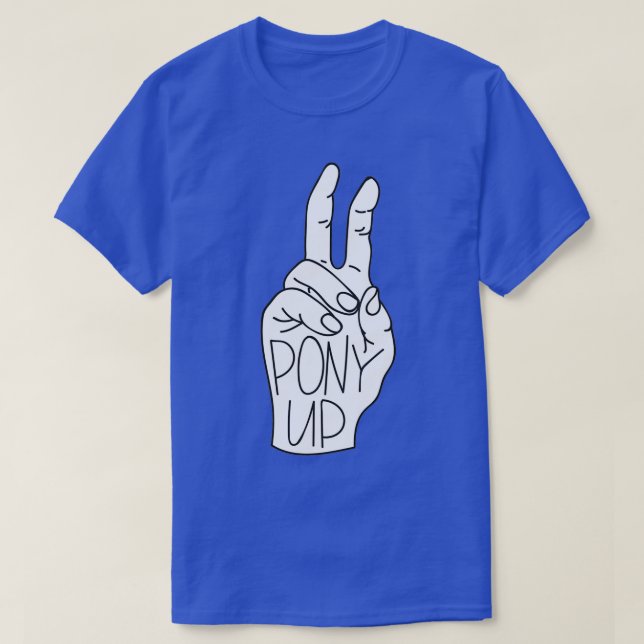 Camiseta Capitais de pôneis SMU para cima (Frente do Design)