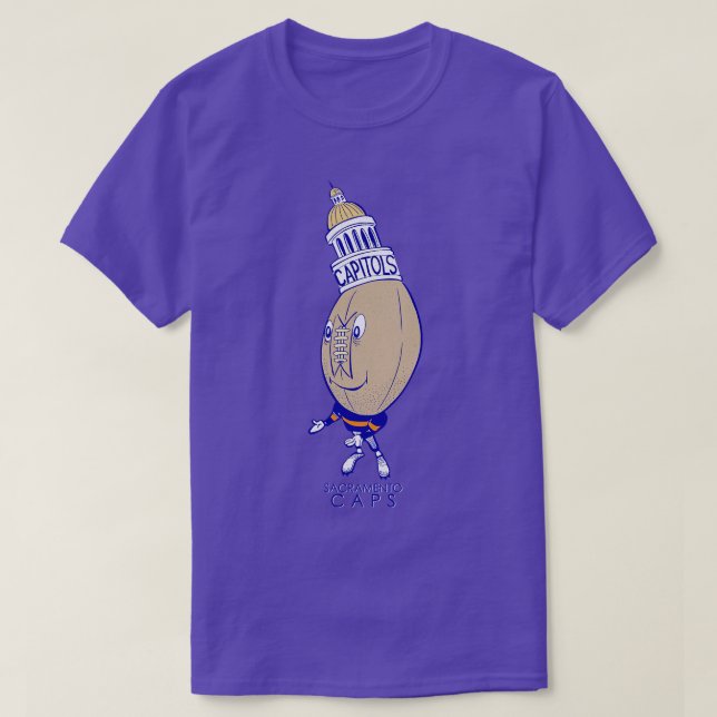 Camiseta Capital de Sacramento com defeito CFL 1970 (Frente do Design)