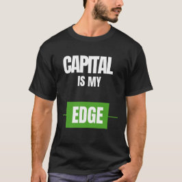 Camiseta Capital É Minha Vantagem — Design de Mentalidade d