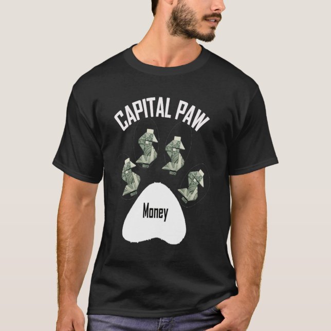 Camiseta Capital Paw Dog Money (Frente)