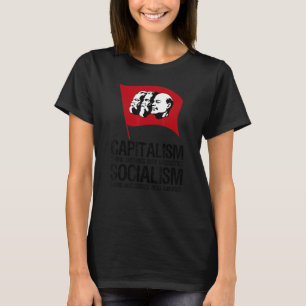 Camiseta Capitalismo Contra Socialismo Anti-Comunista Pro B