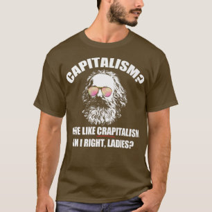 Camiseta Capitalismo Mais Como Crapitalismo Senhoras Certas