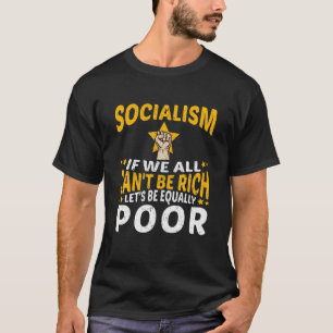 Camiseta Capitalismo satírico anti-socialismo engraçado