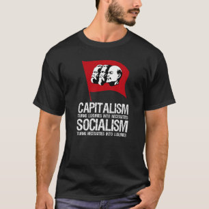 Camiseta Capitalismo Vs Socialismo Anti Comunista Pro Cap