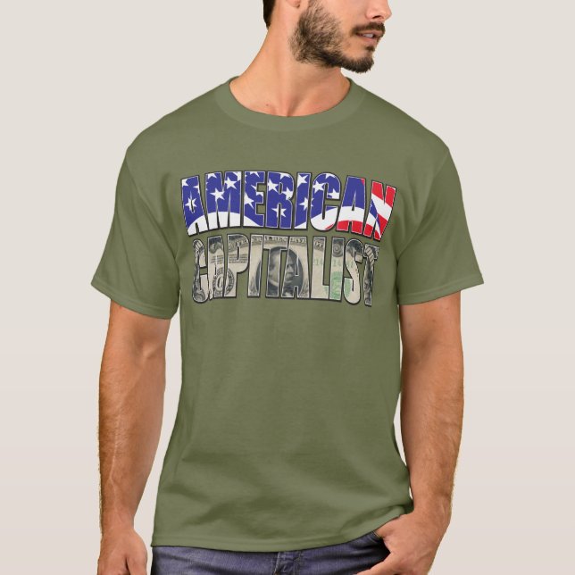 Camiseta Capitalista Americano (Frente)