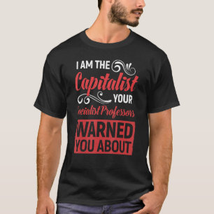 Camiseta Capitalista avisou sobre o professor