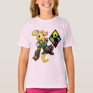 Camiseta Capitão 1 da equipe da ilha de Roo