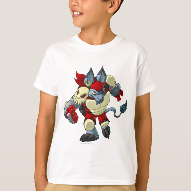 Camiseta Capitão 2 da Equipe da Ilha Krawk (Frente)