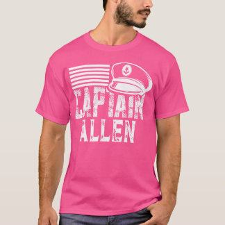 Camiseta Capitão Allen Capitão de Embarcações Personalizado